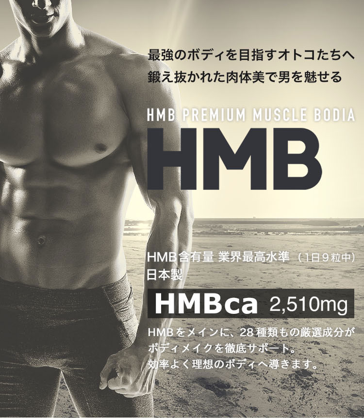 アンドジーノ Gino公式 Hmbプレミアムマッスル ボディア