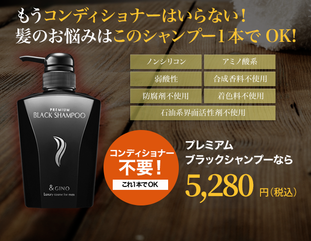 人気超激得】 2本 400ml プレミアムブラックシャンプー 男性用